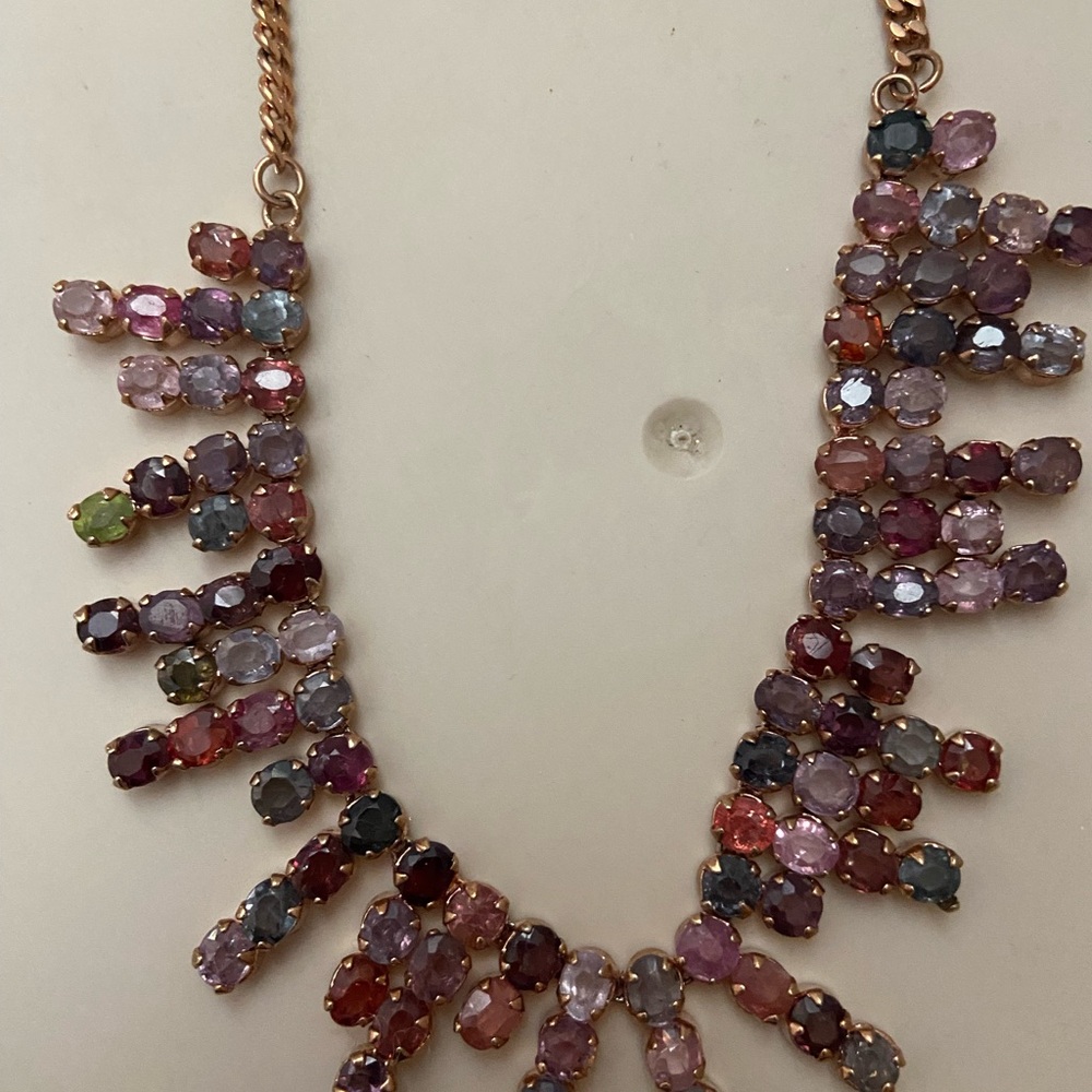 Elegant Multicolor Gemstone Necklace